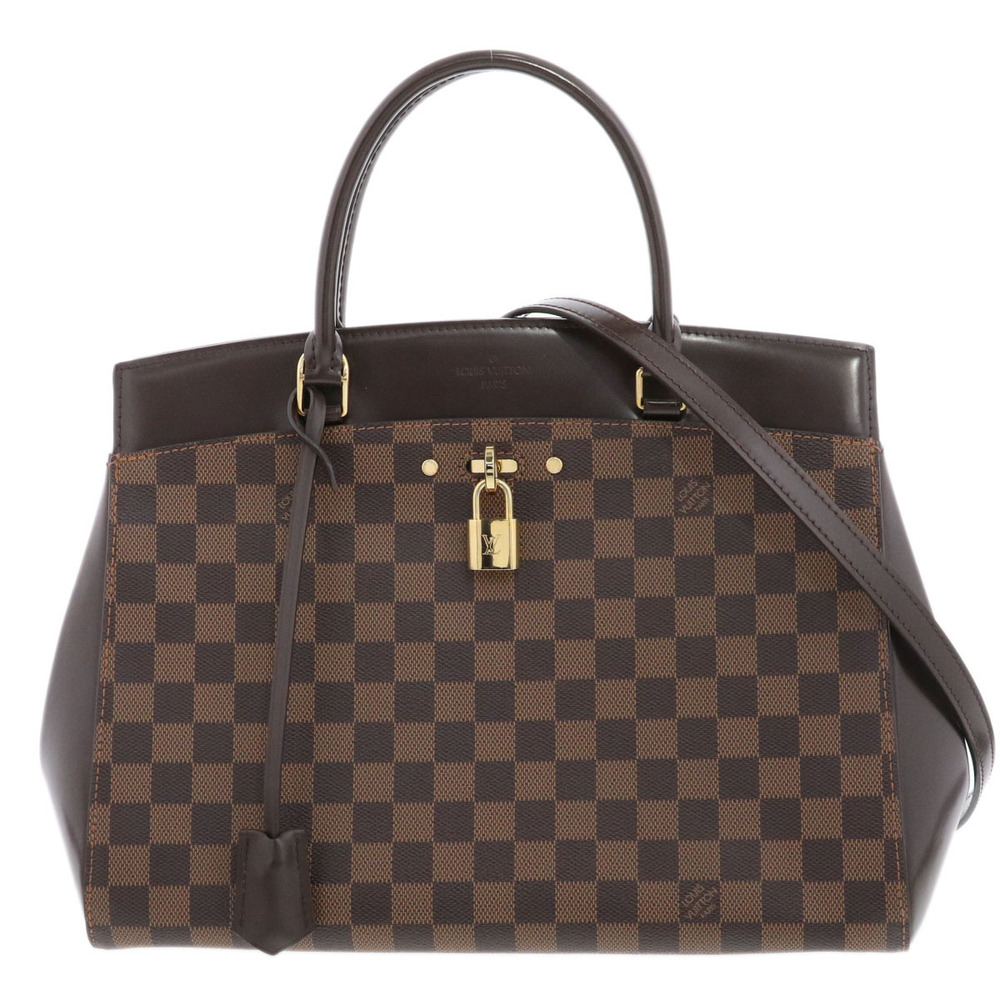 LOUIS VUITTON Rivoli Tote Bag Damier Canvas Brown